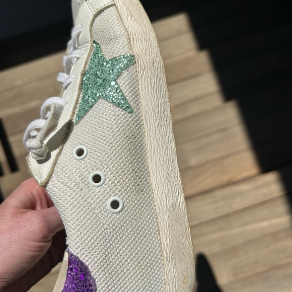 Golden Goose Mesh Superstars EUC Sz 40 - Picture 6 of 13
